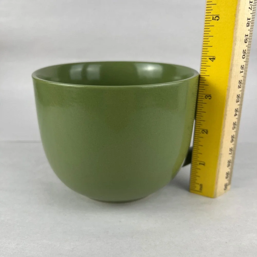 Pier 1 Essential Cafe Au Lait Green Stoneware Mug Dishwasher Microwave‎ Safe
